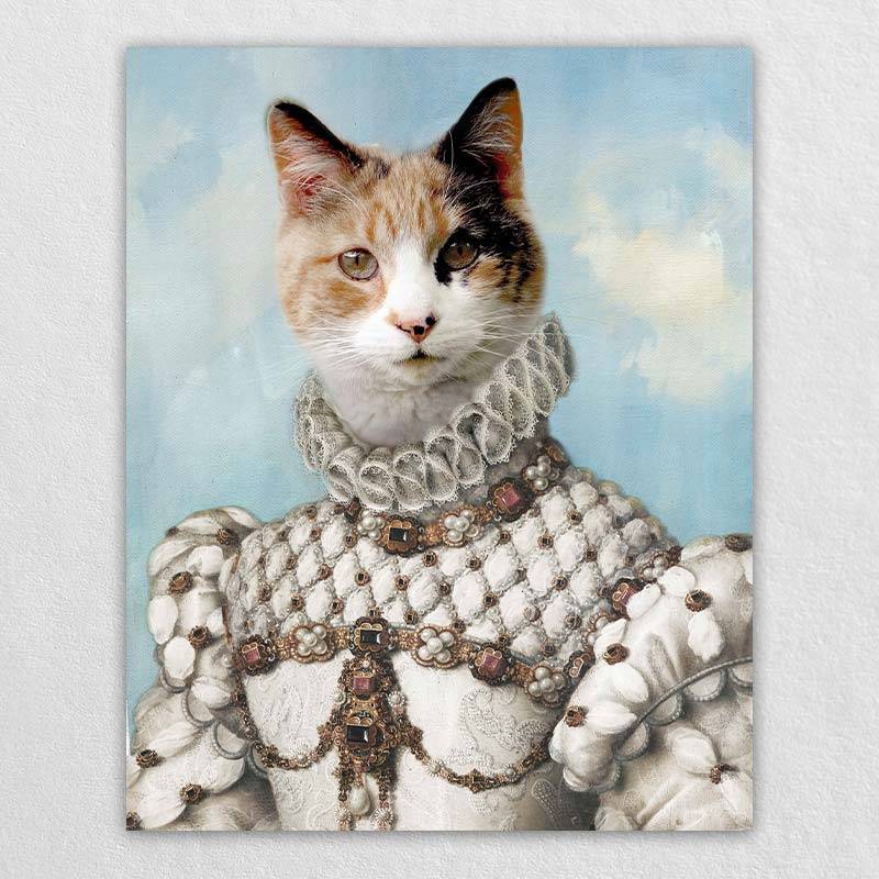 Princess Dog Portrait Cat Pet Portraits Funny Pet Pictures