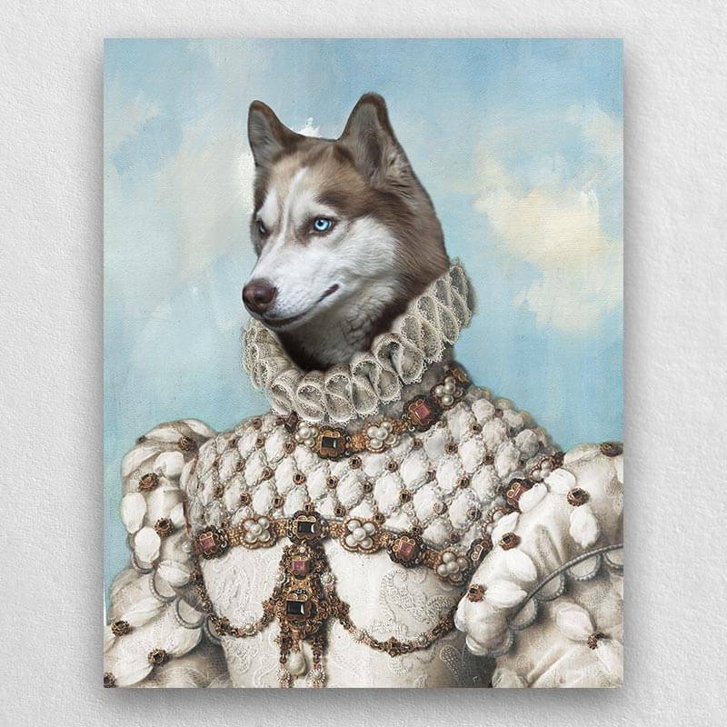 Princess Dog Portrait Cat Pet Portraits Funny Pet Pictures