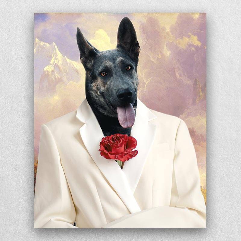 Custom Funny Pet Portraits Modern Pet Art