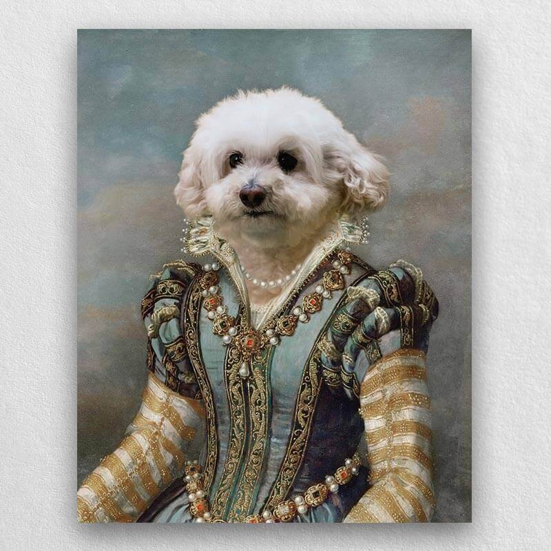 Royalty Dog Portraits Cat Portrait Renaissance