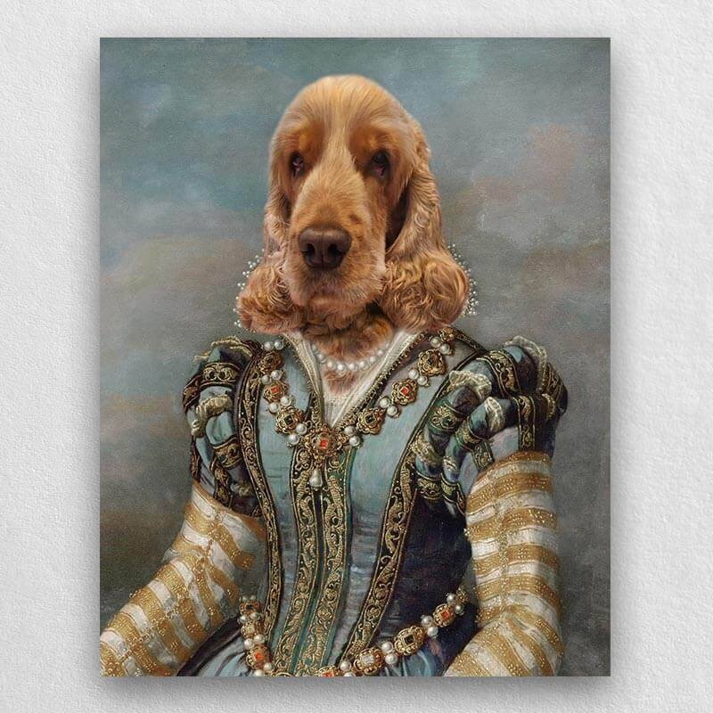 Royalty Dog Portraits Cat Portrait Renaissance