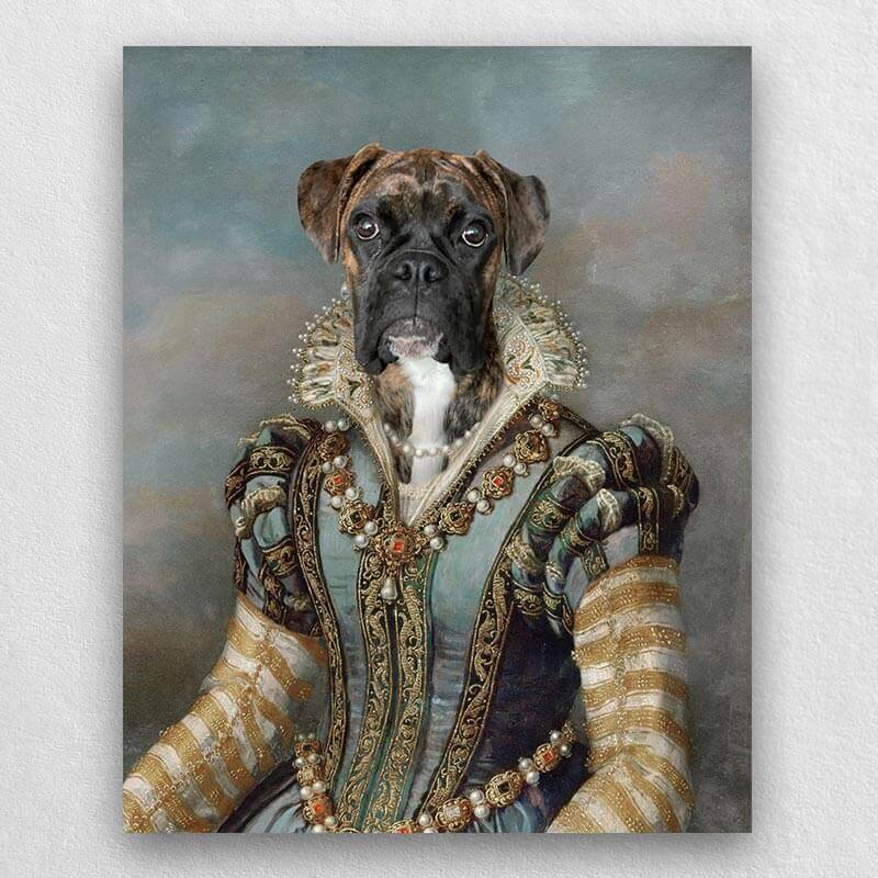 Royalty Dog Portraits Cat Portrait Renaissance