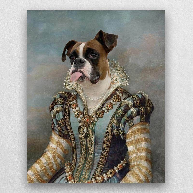 Royalty Dog Portraits Cat Portrait Renaissance