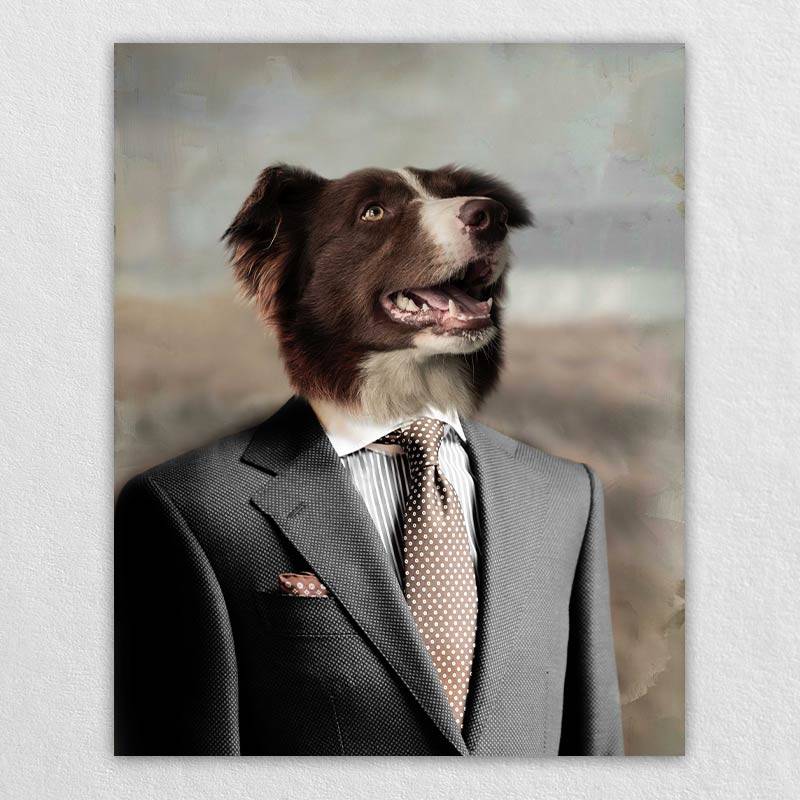 Professional Pet Portraits Dog Portraits In Suits