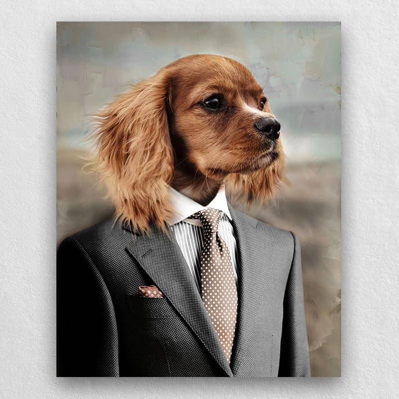 Professional Pet Portraits Dog Portraits In Suits