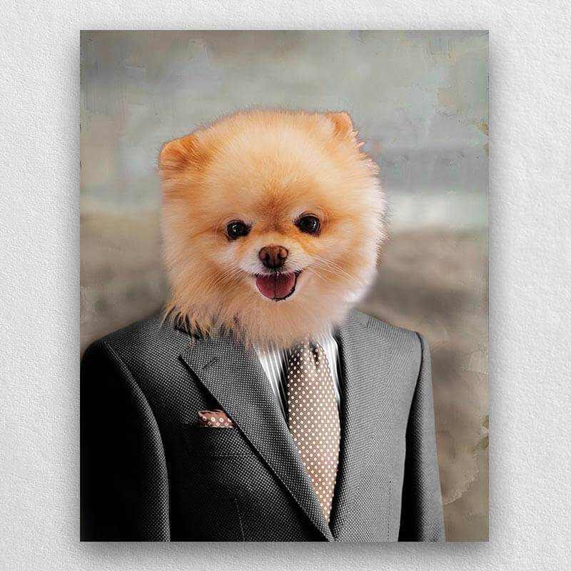 Professional Pet Portraits Dog Portraits In Suits