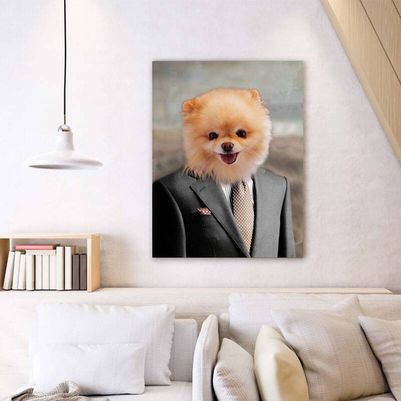 Professional Pet Portraits Dog Portraits In Suits