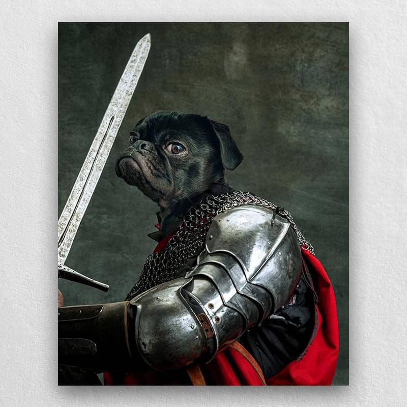 Knight Custom Vintage Pet Portraits Pets Into Art