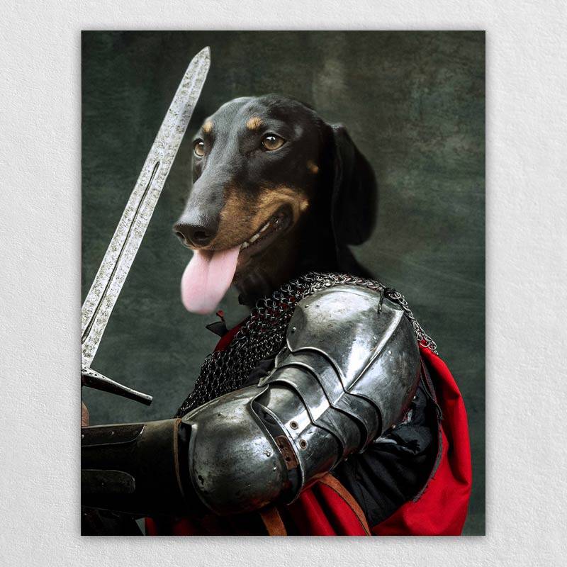 Knight Custom Vintage Pet Portraits Pets Into Art