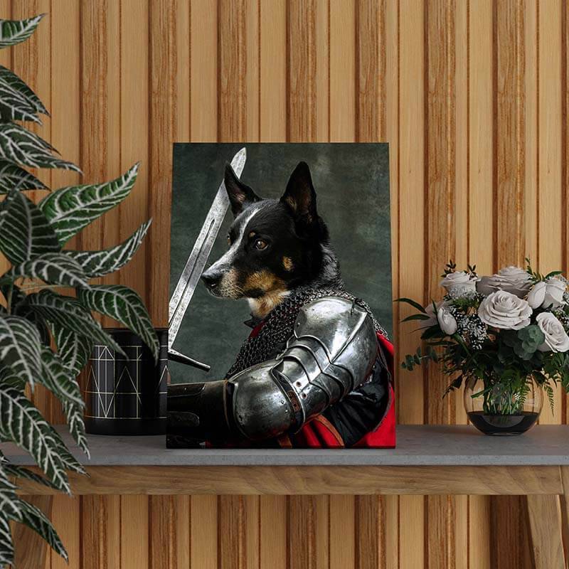 Knight Custom Vintage Pet Portraits Pets Into Art