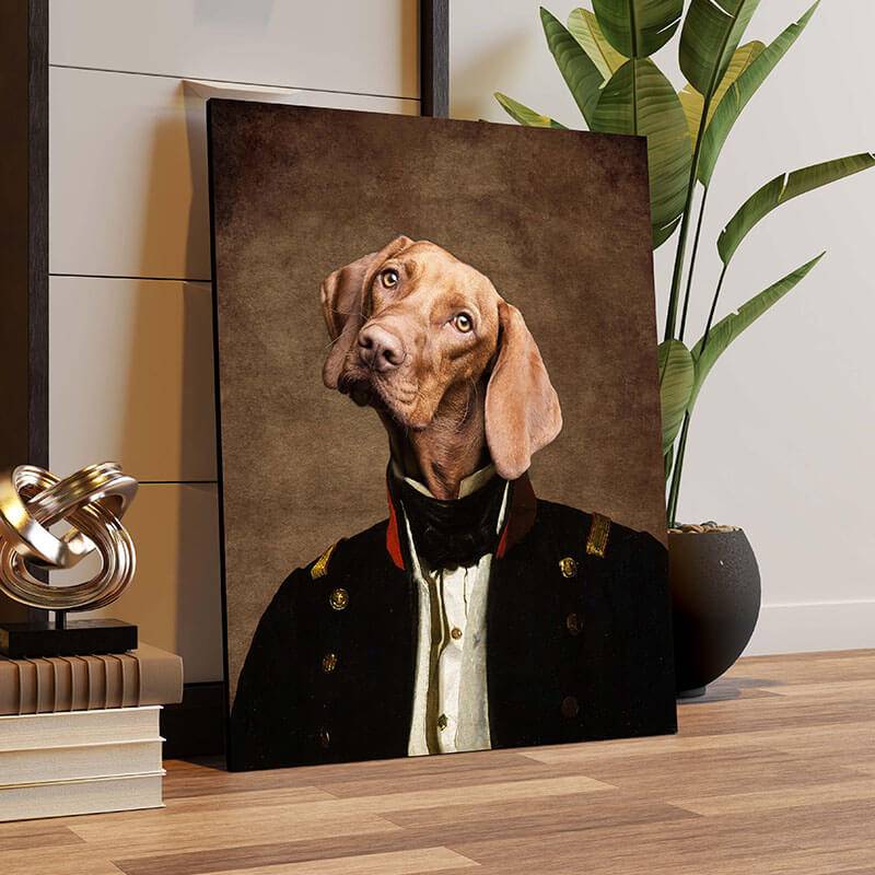 Seaman Uniform Custom Pet Portraits Paintings