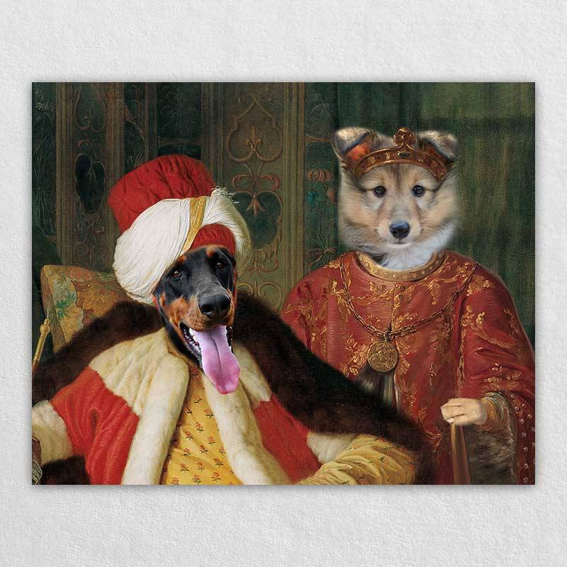 Ambassador And Kings Medieval Pet Art Portraits