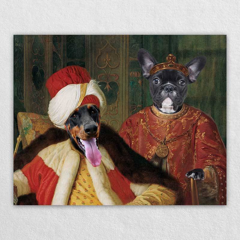 Ambassador And Kings Medieval Pet Art Portraits