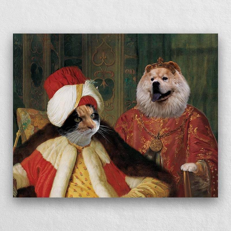 Ambassador And Kings Medieval Pet Art Portraits