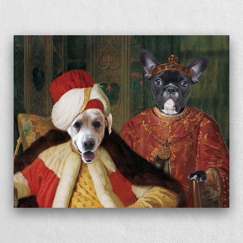 Ambassador And Kings Medieval Pet Art Portraits