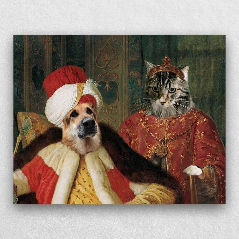 Ambassador And Kings Medieval Pet Art Portraits