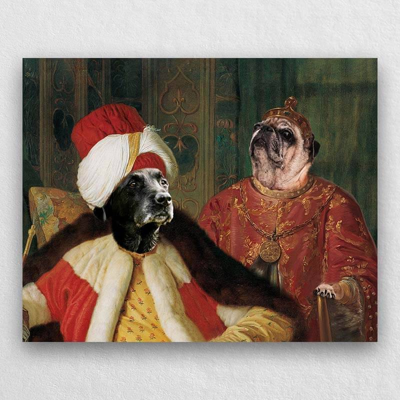 Ambassador And Kings Medieval Pet Art Portraits