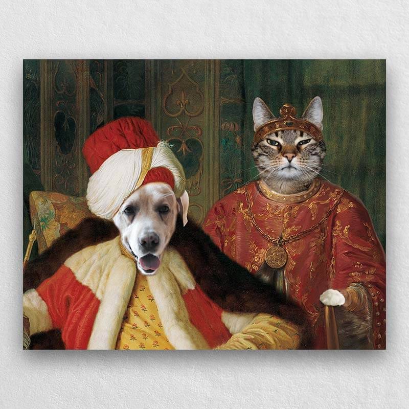 Ambassador And Kings Medieval Pet Art Portraits