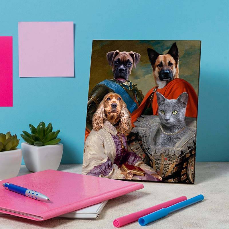 Animal Family Portrait Royal Paintings Of Pets