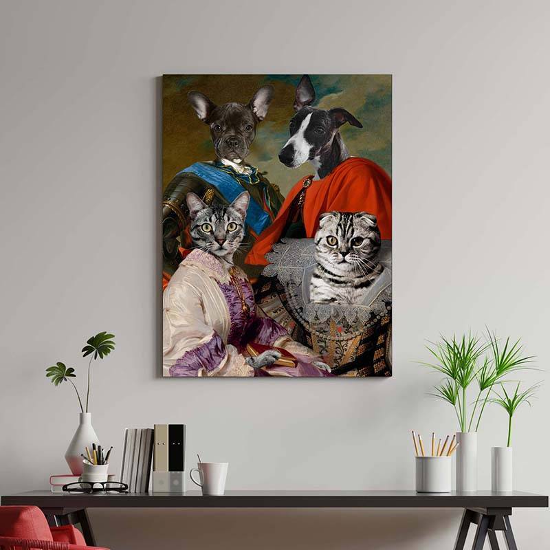 Animal Family Portrait Royal Paintings Of Pets