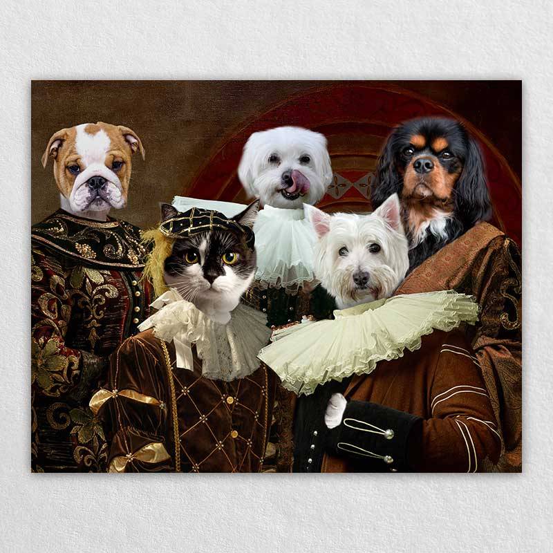 Aristocrat Custom Pet Canvas Pet Art