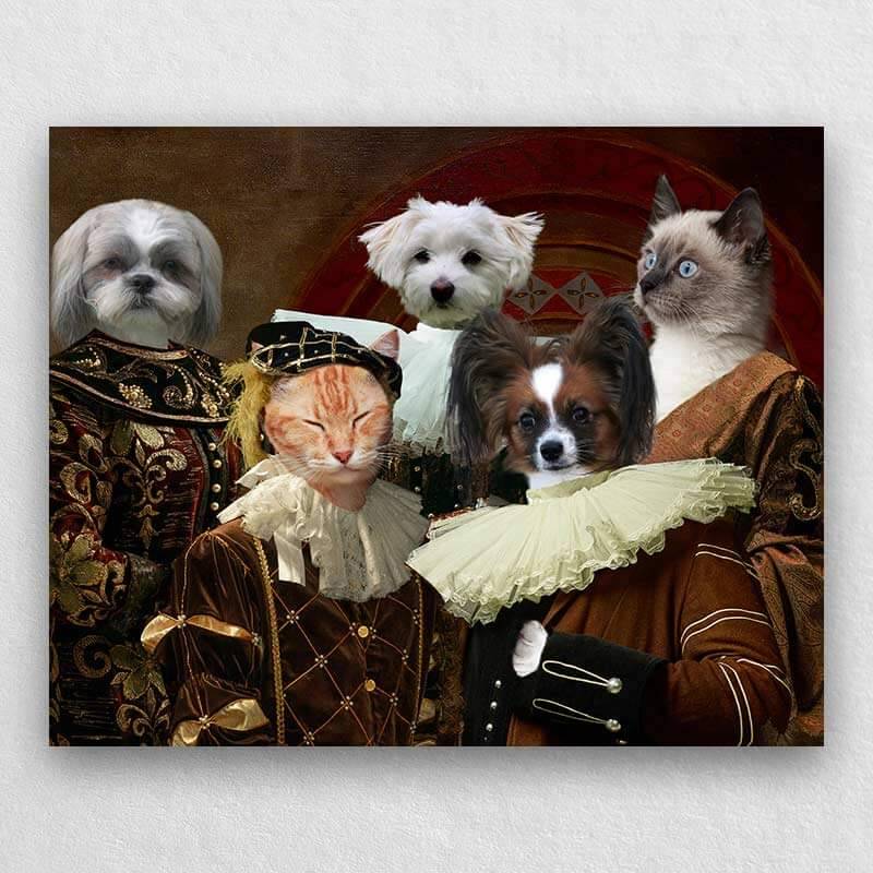 Aristocrat Custom Pet Canvas Pet Art