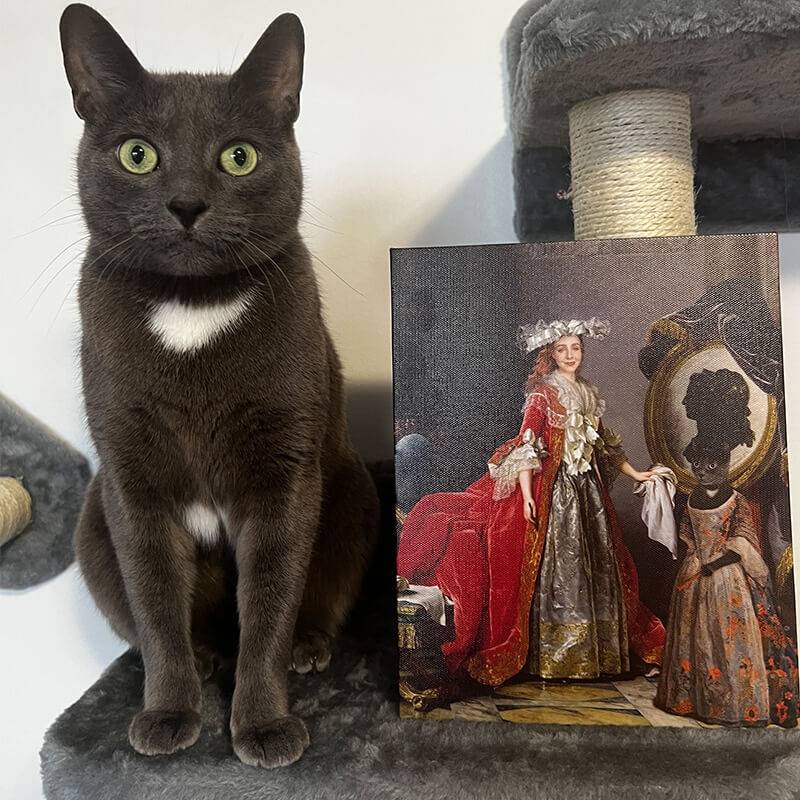 Royal Pet And Owner Portraits Canvas