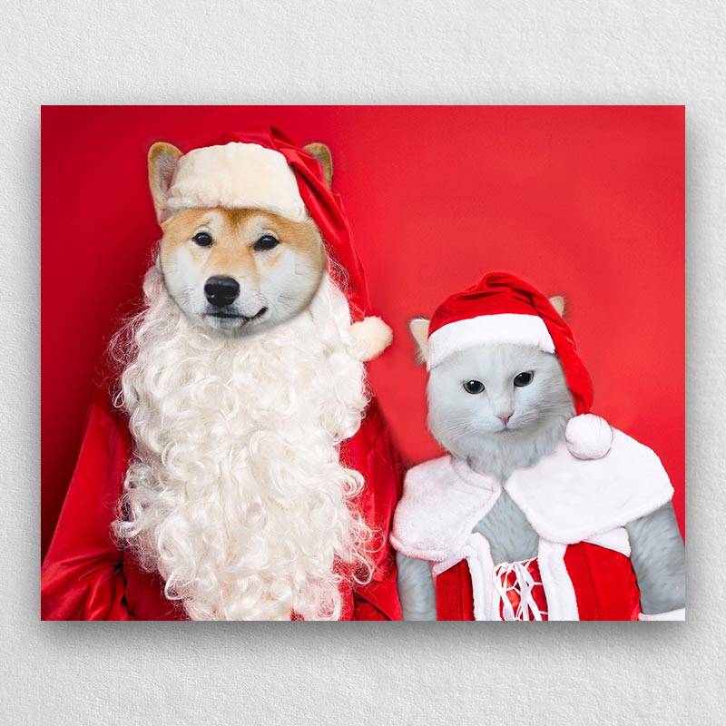 Christmas Pet Portraits In Costume