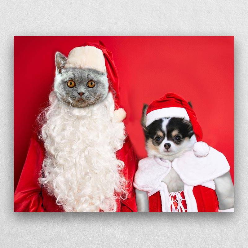 Christmas Pet Portraits In Costume