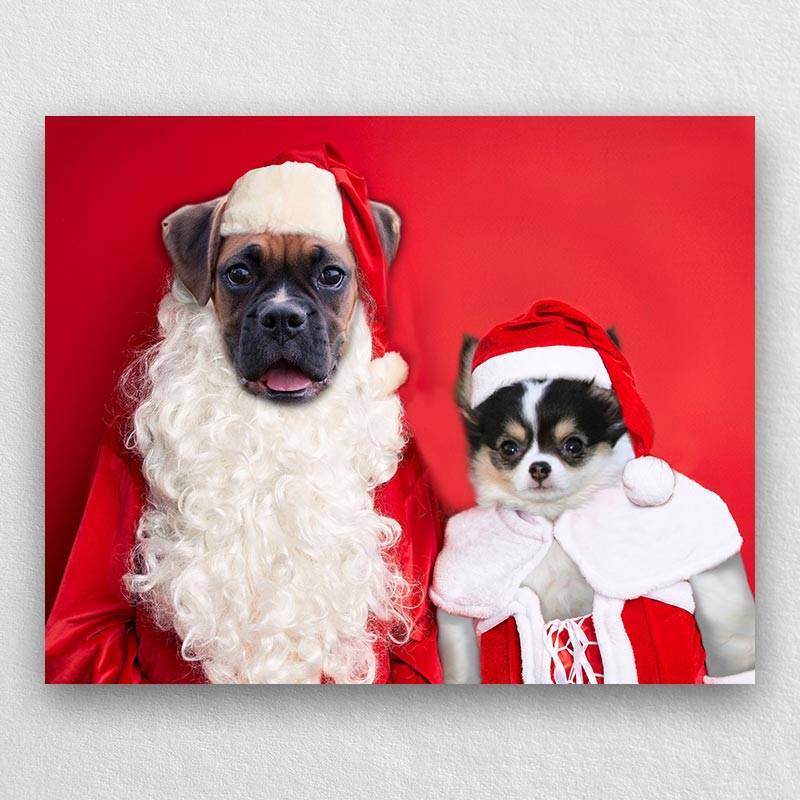 Christmas Pet Portraits In Costume