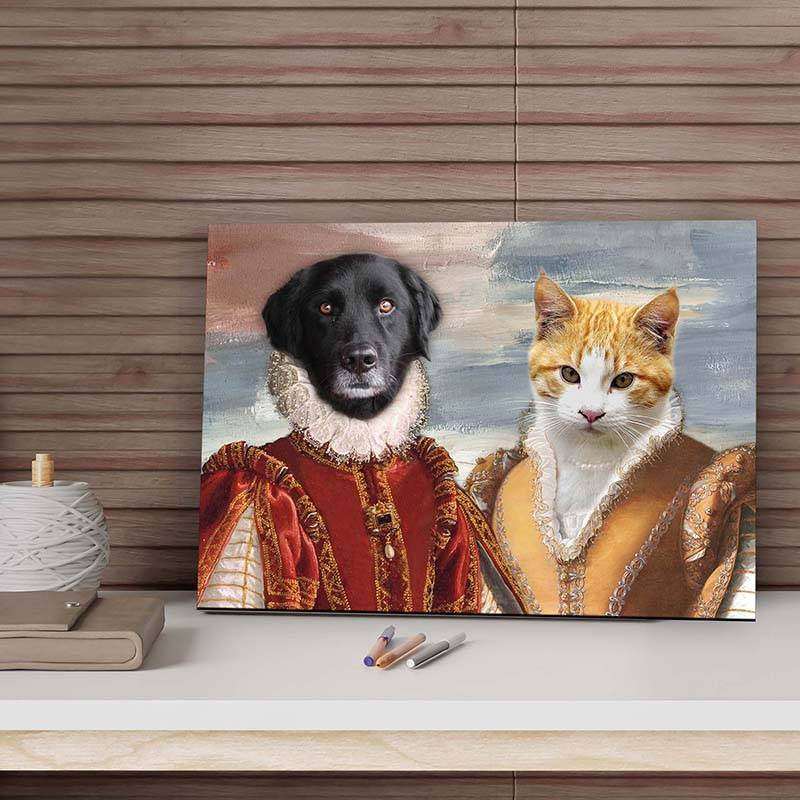 Elegant Lady Cat Portrait Pet Dog Portraits