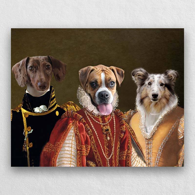 Renaissance Dog Portraits Custom Cat Portraits