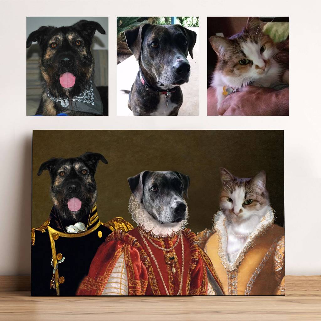 Renaissance Dog Portraits Custom Cat Portraits