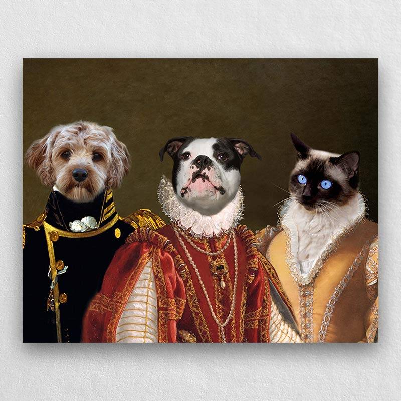 Renaissance Dog Portraits Custom Cat Portraits