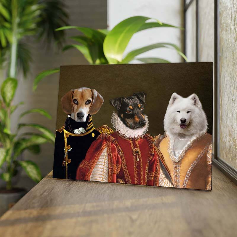 Renaissance Dog Portraits Custom Cat Portraits