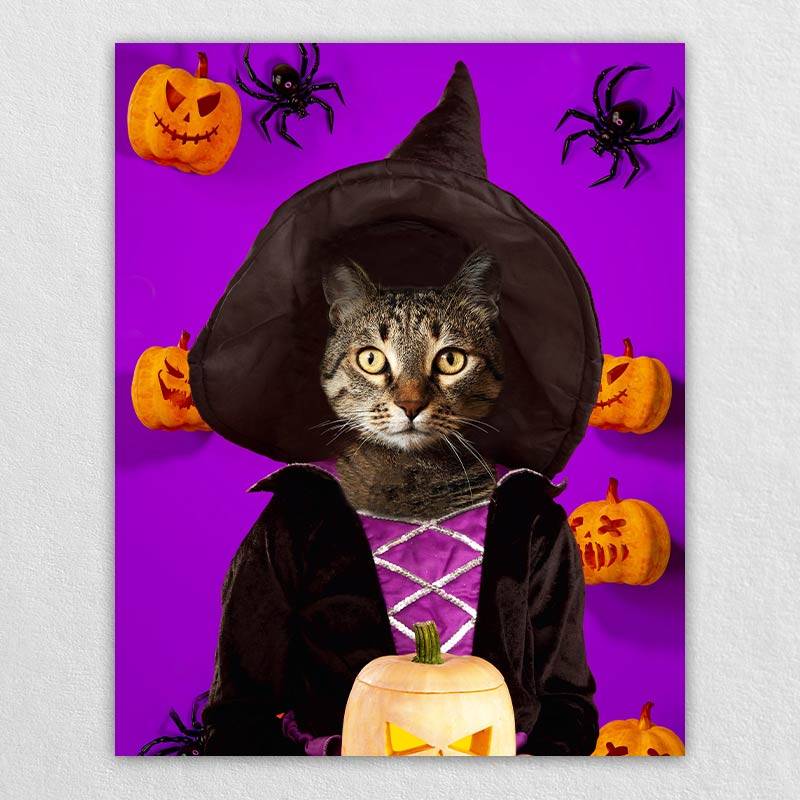 Witch Pets In Costume Portraits