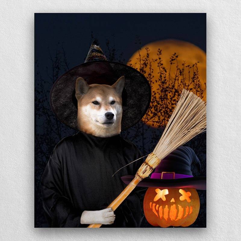 Halloween Fancy Animal Portraits Pet Into Painting