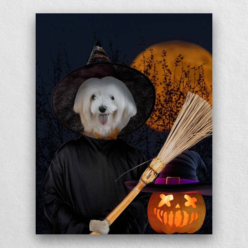 Halloween Fancy Animal Portraits Pet Into Painting