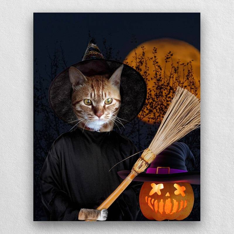 Halloween Fancy Animal Portraits Pet Into Painting