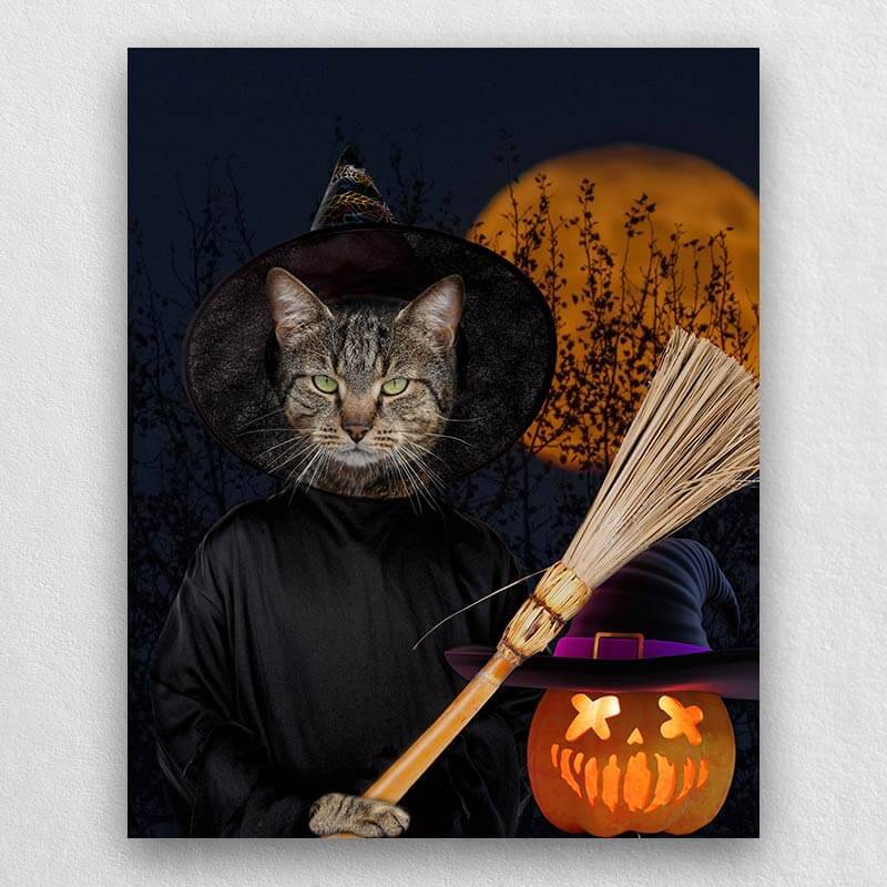 Halloween Fancy Animal Portraits Pet Into Painting