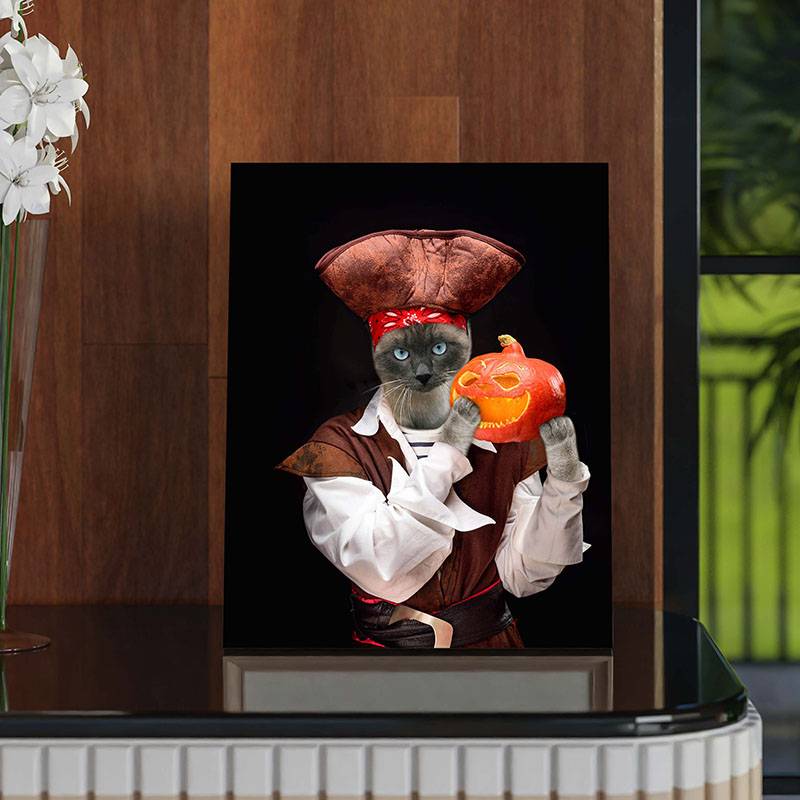 Pirate Pet Portrait Funny Dog Art Prints