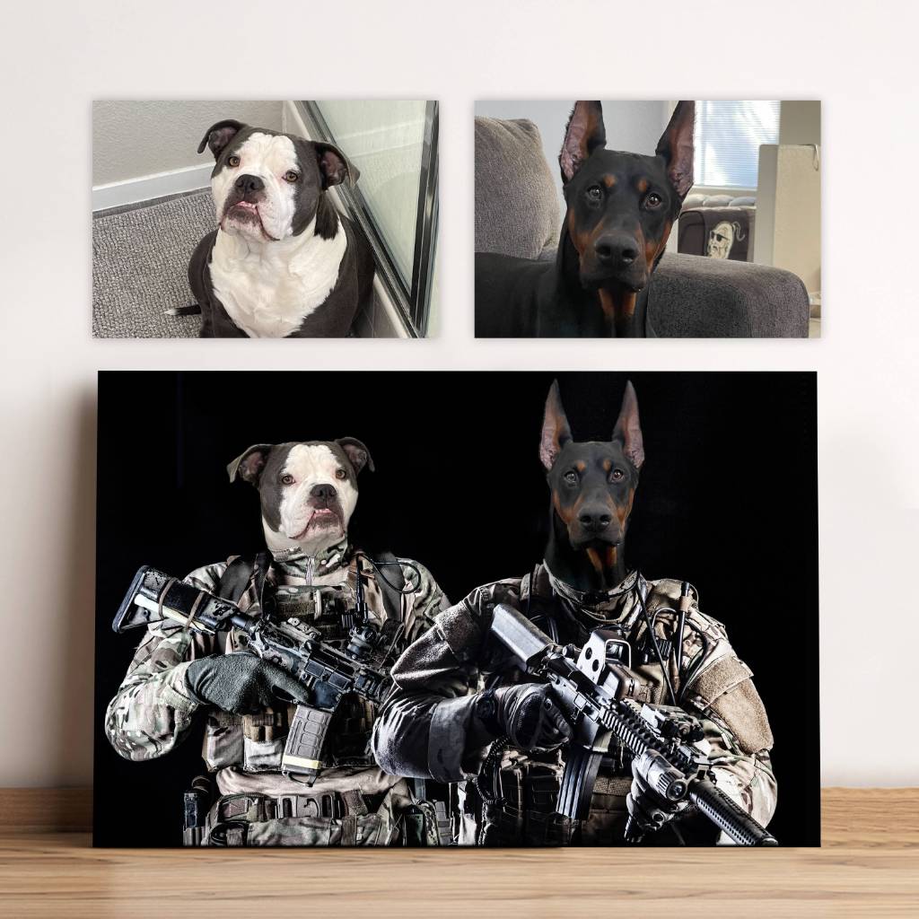 Your Pets As Special Forces Soldiers Painting