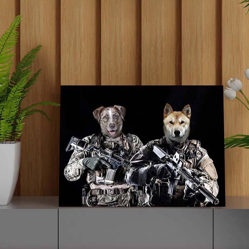 Your Pets As Special Forces Soldiers Painting