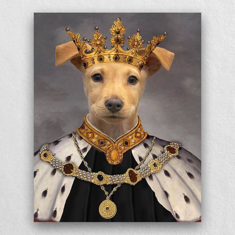 Best Royal King Custom Pet Portraits