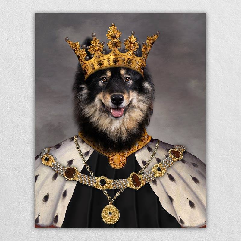 Best Royal King Custom Pet Portraits