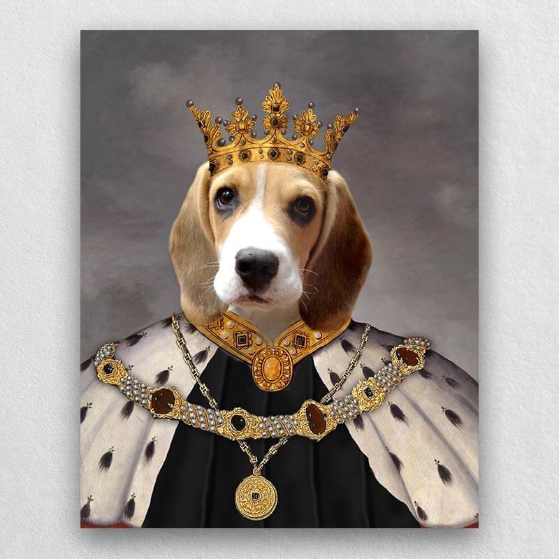 Best Royal King Custom Pet Portraits