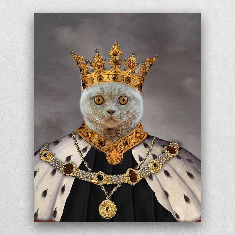 Best Royal King Custom Pet Portraits