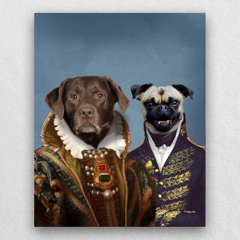 Your Pets Into Duchess And Military Officer Portraits