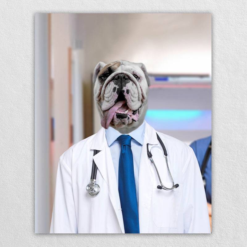 The Professional Doctor Animal Portrait Photo