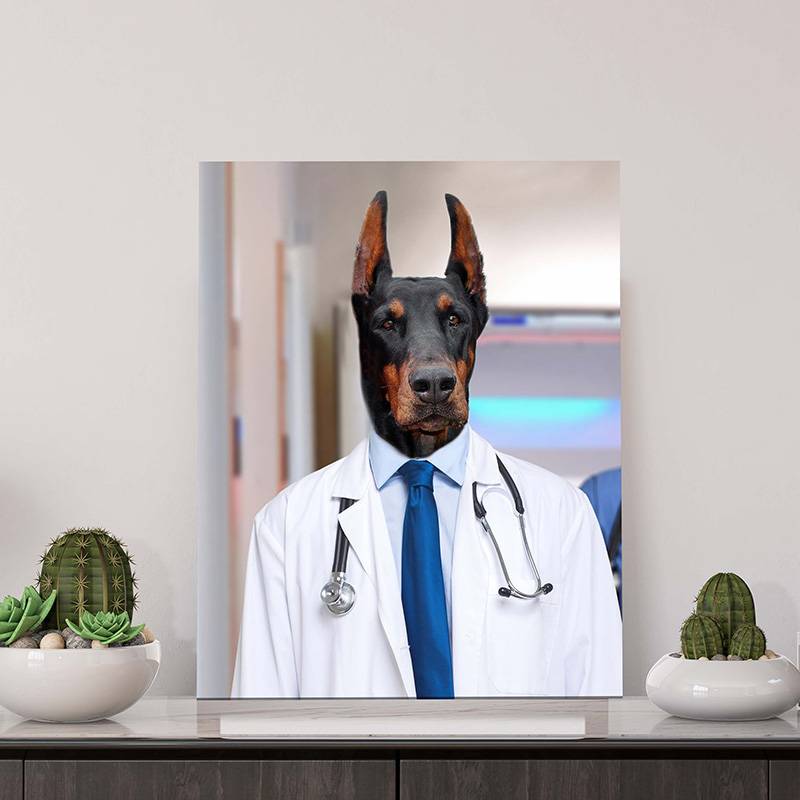 The Professional Doctor Animal Portrait Photo